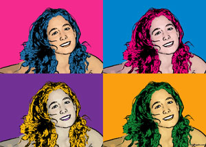 Regalo: Un  En un lienzo y enmarcado en aluminio para alguien de Vilanova i la Geltru