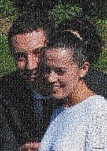 Regalo: Un  En un lienzo y enmarcado en aluminio para alguien de AMOREBIETA