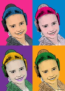 Regalo: Un  Impreso en un lienzo con un bastidor para alguien de aldaia