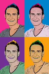 Regalo: Un  En una lámina enmarcada en aluminio para alguien de calahorra