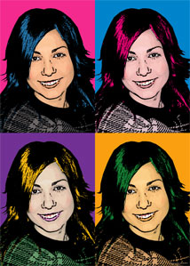 Regalo: Un  Impreso en un lienzo con un bastidor para alguien de LOIU