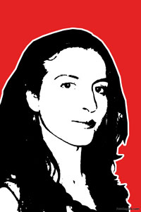 Regalo: Un Stencil Impreso en un lienzo con un bastidor para alguien de Madrid