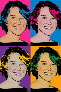 Regalo: Un  Impreso en un lienzo con un bastidor para alguien de aiguaviva