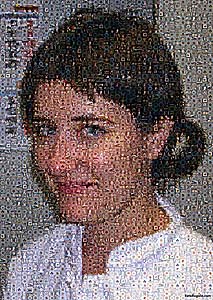 Regalo: Un  En una lámina enmarcada en aluminio para alguien de PALAMOS