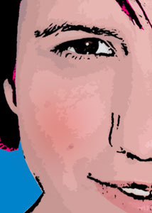 Detalle de la foto procesada