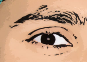 Detalle de la foto procesada