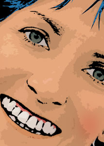 Detalle de la foto procesada