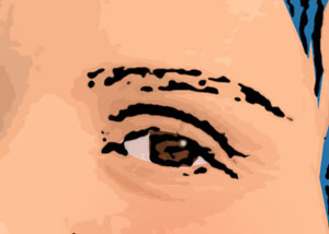 Detalle de la foto procesada