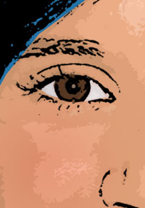 Detalle de la foto procesada