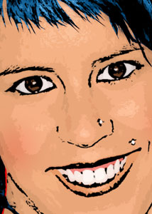 Detalle de la foto procesada