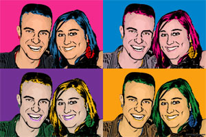 Regalo: Un  Impreso en un lienzo con un bastidor para alguien de Guardamar del segura