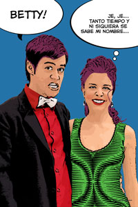 Regalo: Un  En una lámina enmarcada en aluminio para alguien de Boadilla del Monte