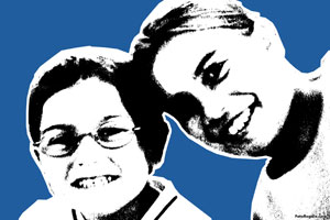 Regalo: Un  En un lienzo y enmarcado en aluminio para alguien de GIRONA