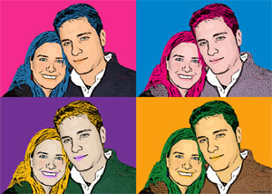 Regalo: Un  Impreso en un lienzo con un bastidor para alguien de Cáceres