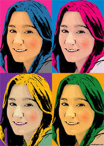 Regalo: Un  Impreso en un lienzo con un bastidor para alguien de San Sebastián