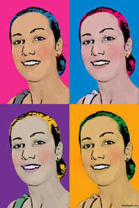 Regalo: Un  Impreso en un lienzo con un bastidor para alguien de SILLA