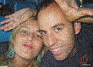 Regalo: Un  En una lámina enmarcada en aluminio para alguien de San Sebastian