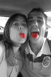 Regalo: Un  En una lámina enmarcada en aluminio para alguien de Calahorra