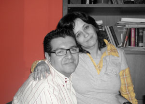 Regalo: Un  En una lámina enmarcada en aluminio para alguien de Binéfar