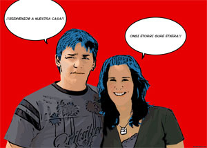 Regalo: Un  Impreso en un lienzo con un bastidor para alguien de TOLOSA