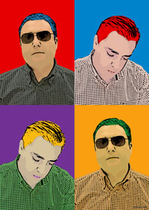 Regalo: Un  En una lámina enmarcada en aluminio para alguien de mancha real