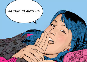 Regalo: Un  Impreso en un lienzo con un bastidor para alguien de Sant Just Desvern