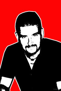 Regalo: Un Stencil En una lámina enmarcada en aluminio para alguien de Madrid