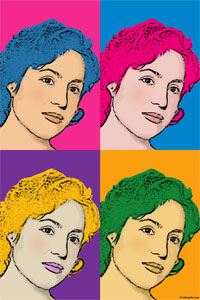 Regalo: Un  Impreso en un lienzo con un bastidor para alguien de Viladecans