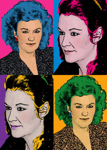 Regalo: Un  En un lienzo y enmarcado en aluminio para alguien de Cadiz