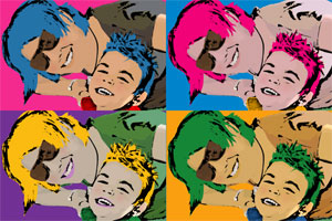 Regalo: Un  Impreso en un lienzo con un bastidor para alguien de Valdemoro