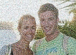 Regalo: Un  En una lámina enmarcada en aluminio para alguien de Algete