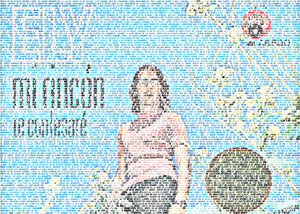 Regalo: Un  En un lienzo y enmarcado en aluminio para alguien de linares