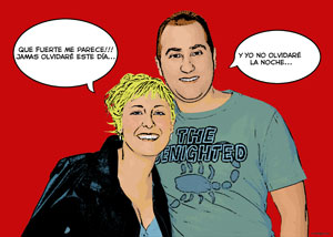 Regalo: Un  Impreso en un lienzo con un bastidor para alguien de SANT ADRIA DEL BESOS