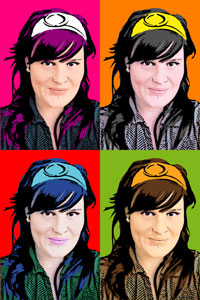 Regalo: Un  Impreso en papel brillo para alguien de orio