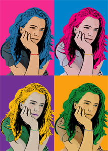 Regalo: Un  Impreso en un lienzo con un bastidor para alguien de Leon