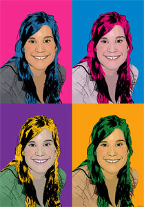 Regalo: Un  Impreso en un lienzo con un bastidor para alguien de rota