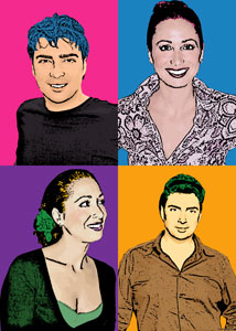 Regalo: Un  Impreso en un lienzo con un bastidor para alguien de MANISES