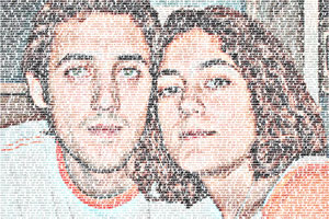 Regalo: Un  Impreso en un lienzo con un bastidor para alguien de Castellar