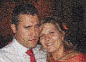 Regalo: Un  En un lienzo y enmarcado en aluminio para alguien de Valderrobres