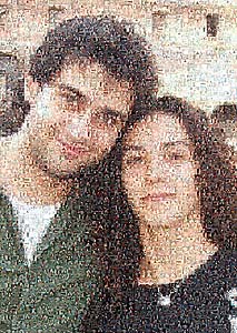 Regalo: Un  En un lienzo y enmarcado en aluminio para alguien de Girona