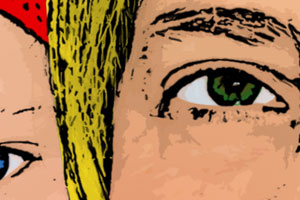 Detalle de la foto procesada