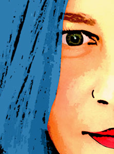 Detalle de la foto procesada