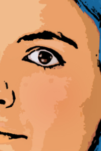 Detalle de la foto procesada