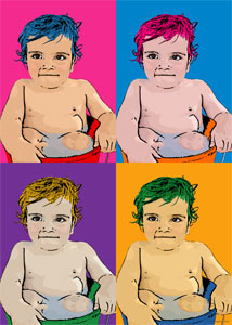 Regalo: Un  Impreso en un lienzo con un bastidor para alguien de Leganes