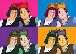 Regalo: Un  En un lienzo y enmarcado en aluminio para alguien de Burgos