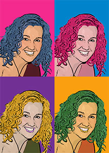 Regalo: Un  Impreso en un lienzo con un bastidor para alguien de alcorcon