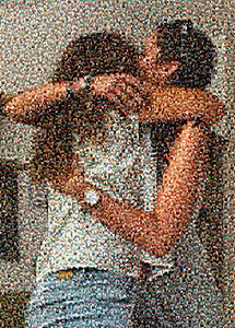 Regalo: Un  Impreso en un lienzo con un bastidor para alguien de Málaga