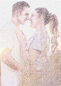 Regalo: Un  Impreso en un lienzo con un bastidor para alguien de Rota