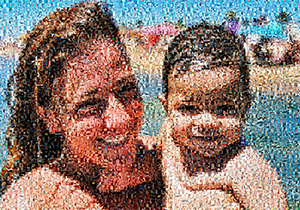 Regalo: Un  Impreso en un lienzo con bastidor  para alguien de Sevilla