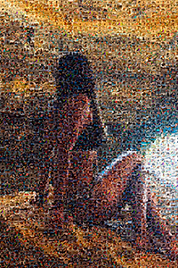 Regalo: Un  En una lámina enmarcada en aluminio para alguien de BILBAO